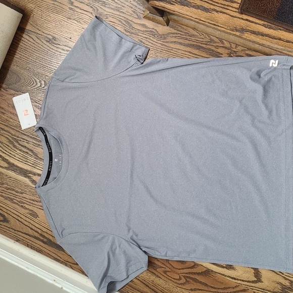 Men's Zelos gray lightweight short sleeve t shirt NWT Size L - Picture 1 of 6